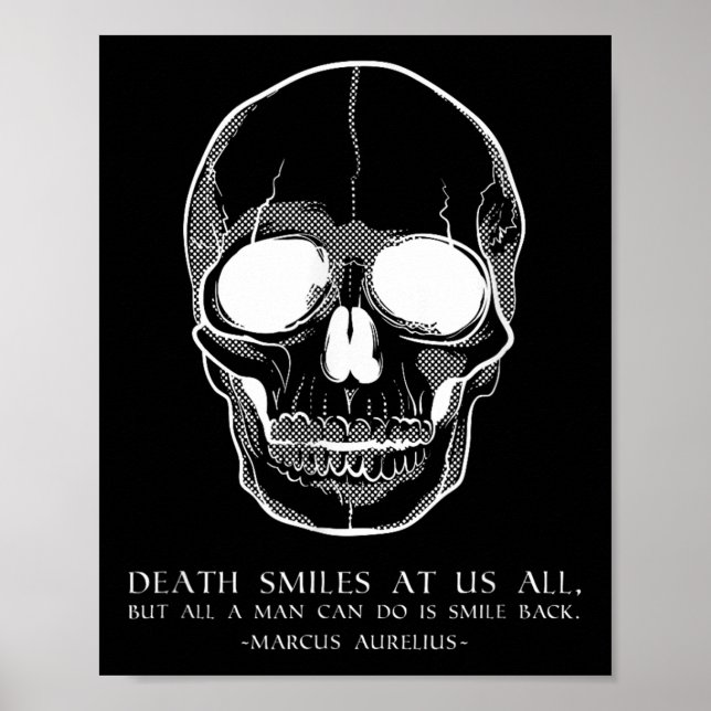 Philosophy Quote Stoic Sayings Marcus Aurelius  Poster (Front)