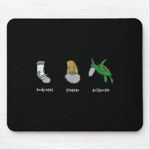 Philosophy Socrates Plato Aristotle Design For Phi Mouse Mat