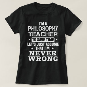 Philosophy Teacher T-Shirt