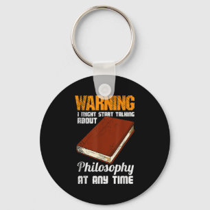 Philosophy Thinker Freethinker Philosopher Philoso Key Ring