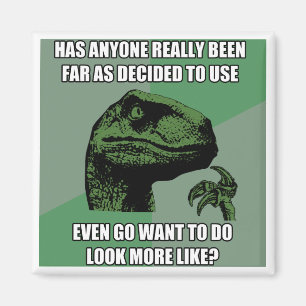 Philosoraptor Nonsense Magnet