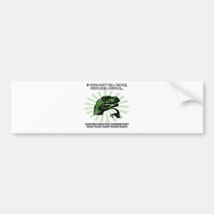 Philosoraptor Toast and Toasters Bumper Sticker