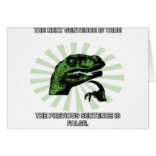 Philosoraptor true and false