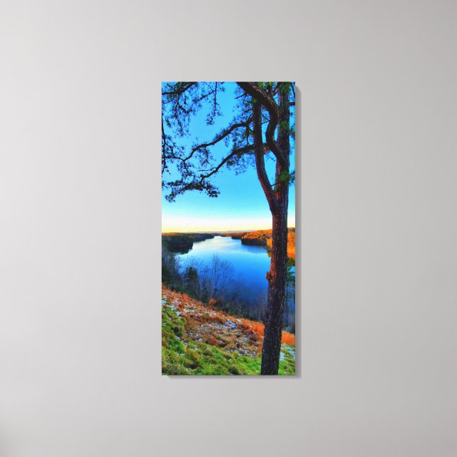 Philpott Lake in Virginia Canvas Print (Front)