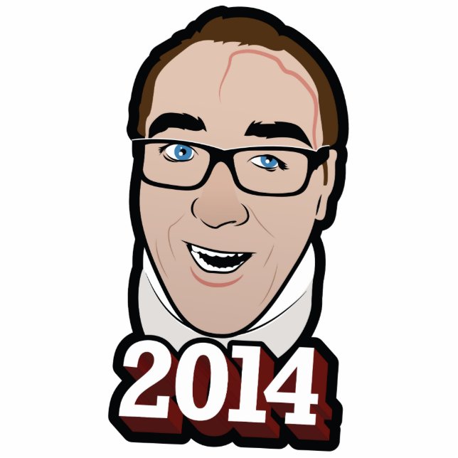 Philrules - 2014 Holiday Ornament Photo Sculpture Decoration (Front)