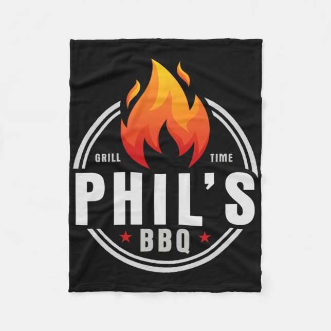Phil's Bbq  Fleece Blanket (Front)
