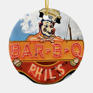 Phils BBQ St. Louis, St Louis Ceramic Tree Decoration