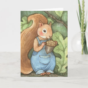 Phineas Nut - Squirrel Greeting Card
