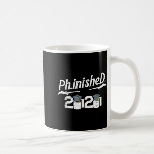 Phinished 2020 toilet paper funny doctorate coffee mug