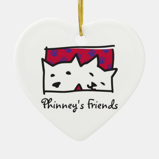 Phinney's Friends Christmas Ornament (Front)