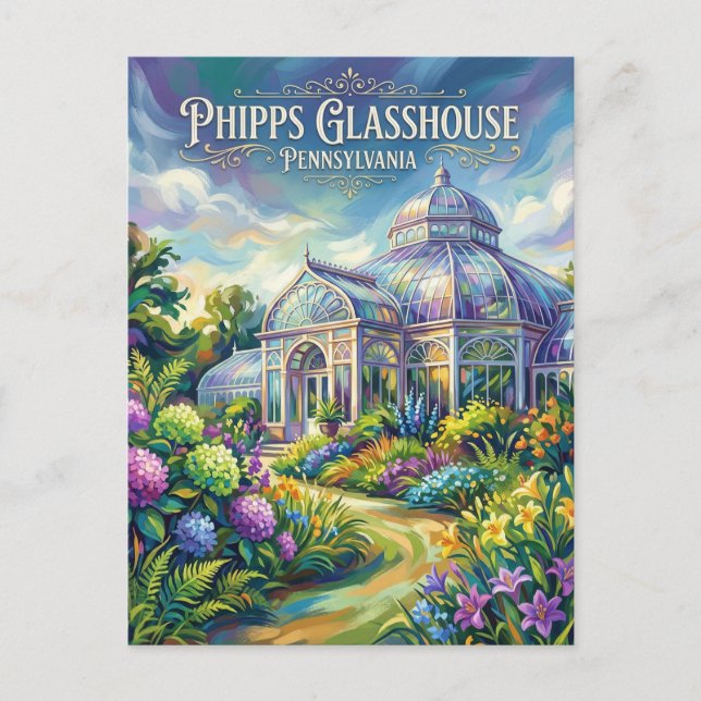 Phipps Conservatory and Botanical Gardens Postcard (Front)