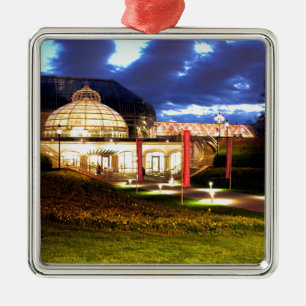 Phipps Conservatory at Night Metal Tree Decoration