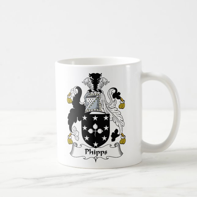 Phipps Family Crest Coffee Mug (Right)