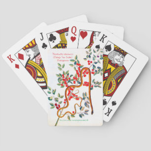 Phisalixella variabilis playing cards