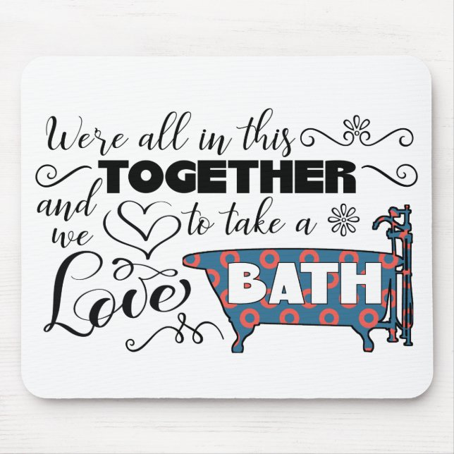 Phish Bathtub Gin Shirts and Accessories Mouse Mat (Front)