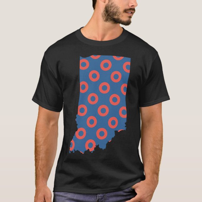 Phish Fishman Donut Indiana Phan Apparel and Acces T-Shirt (Front)