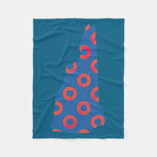 Phish Fishman Donut New Hampshire Ecavator Boy Don Fleece Blanket