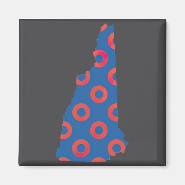 Phish Fishman Donut New Hampshire Ecavator Boy Don Magnet (Front)