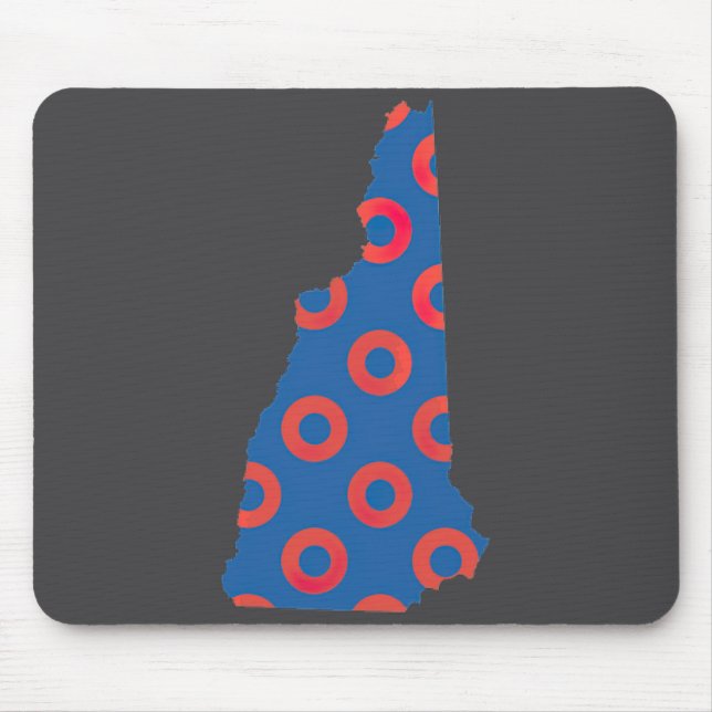 Phish Fishman Donut New Hampshire Ecavator Boy Don Mouse Mat (Front)