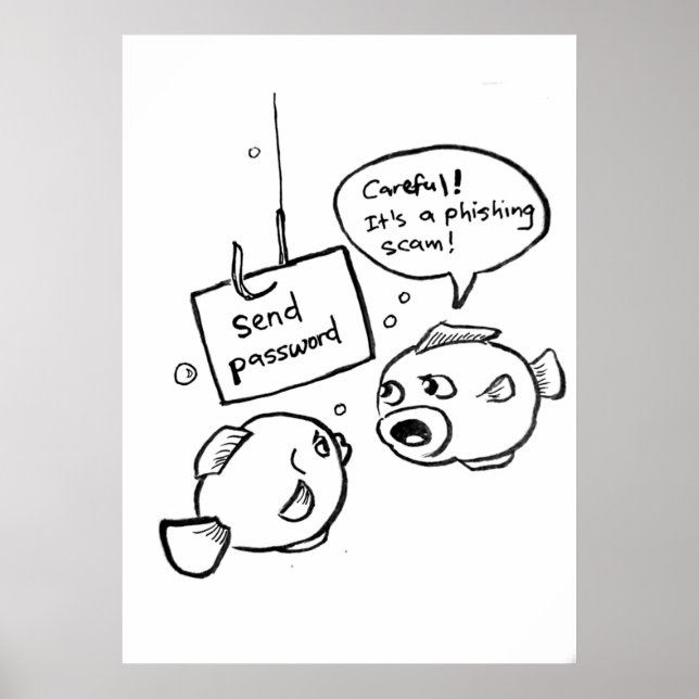 Phishing Scam Poster (Front)