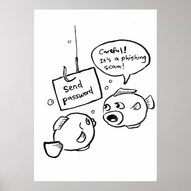 Phishing Scam Poster (Front)