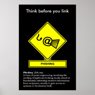 Phishing Security Awareness Poster