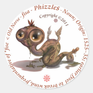 Phizzles Origin Classic Round Sticker