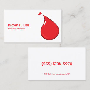 Phlebotomist Business Card