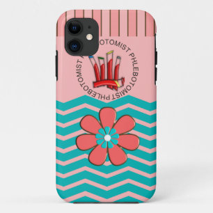 Phlebotomist Chevron Design iPhone 11 Case