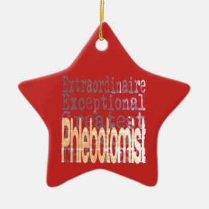 Phlebotomist Extraordinaire Ceramic Tree Decoration