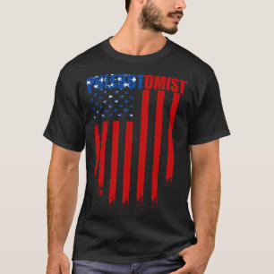 Phlebotomist Flag Needles Phlebotomy Technician T-Shirt