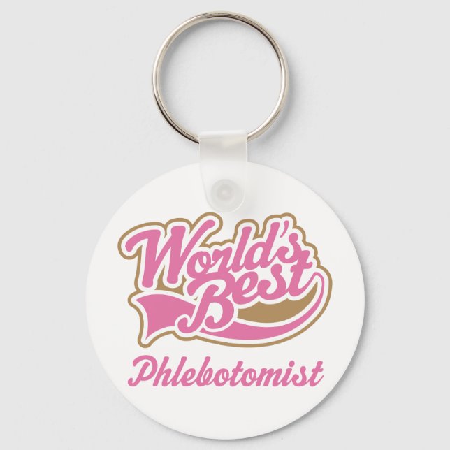 Phlebotomist Gift Key Ring (Front)