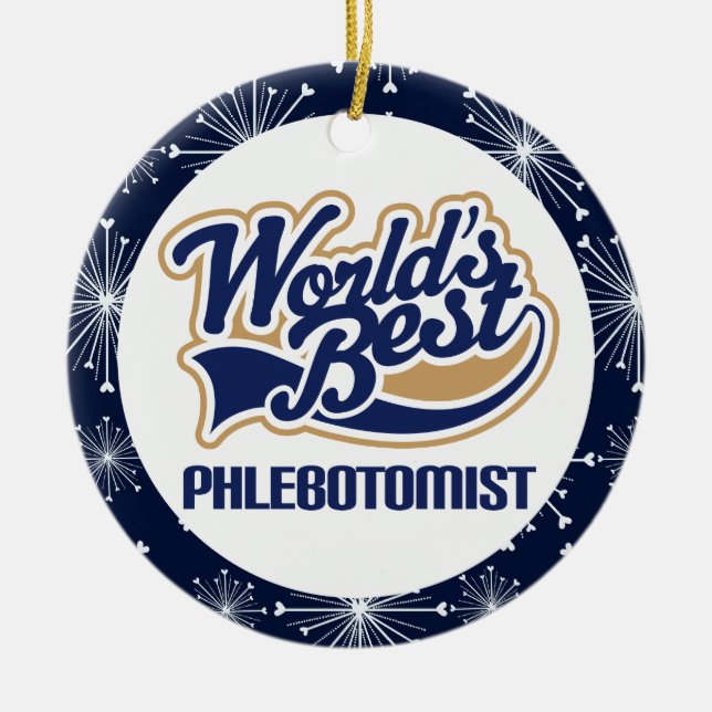 Phlebotomist Gift Ornament (Front)