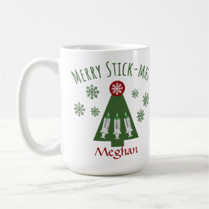 Phlebotomist Personal Cute Christmas Tree Syringe Coffee Mug