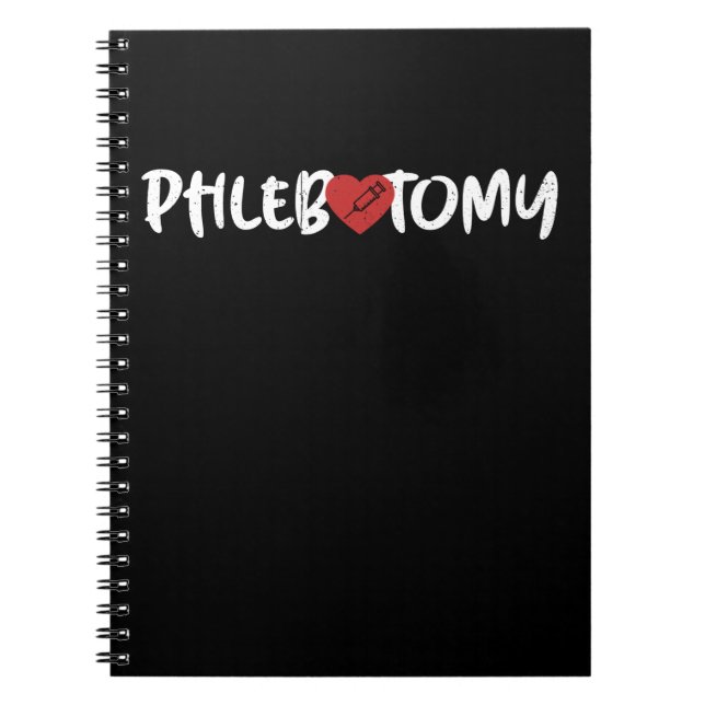 Phlebotomist Phlebotomy Notebook (Front)