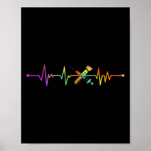 Phlebotomist Phlebotomy Phlebotomist Heartbeat Poster