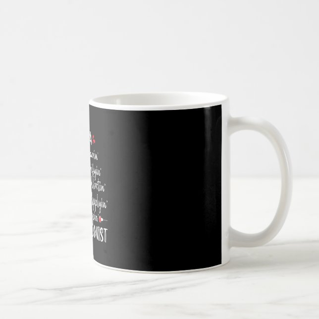 Phlebotomist Phlebotomy Technician Funny Nurse Cli Coffee Mug (Right)