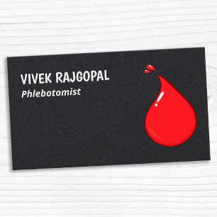 Phlebotomist Premium Business Card