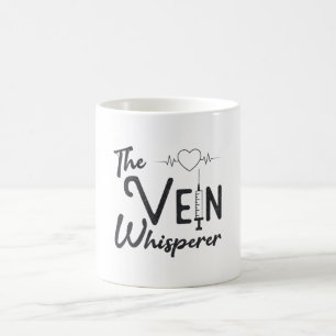 Phlebotomist The Vein Whisperer Nurse Phlebotomy Coffee Mug