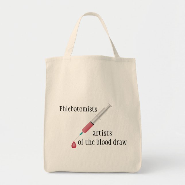Phlebotomist Tote Bag (Front)