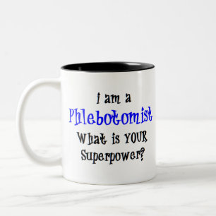 phlebotomist Two-Tone coffee mug