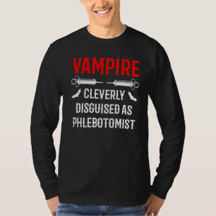 Phlebotomist Vampire Phlebotomy Technician 2 T-Shirt