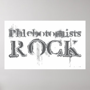 Phlebotomists Rock Poster