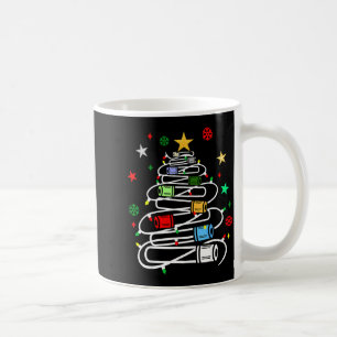 Phlebotomy Blood Tube Christmas Tree Phlebotomist  Coffee Mug