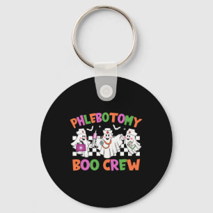 Phlebotomy Boo Crew Phlebotomist Halloween Costume Key Ring
