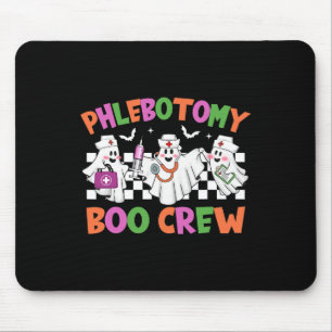 Phlebotomy Boo Crew Phlebotomist Halloween Costume Mouse Mat