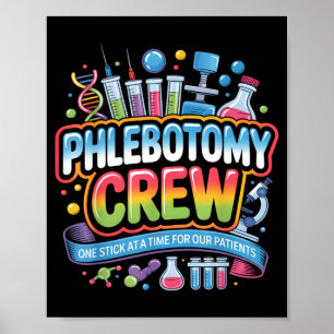 Phlebotomy Crew Lab Week s Medical Laboratory Tech Poster