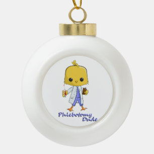 Phlebotomy Dude Christmas Ornament