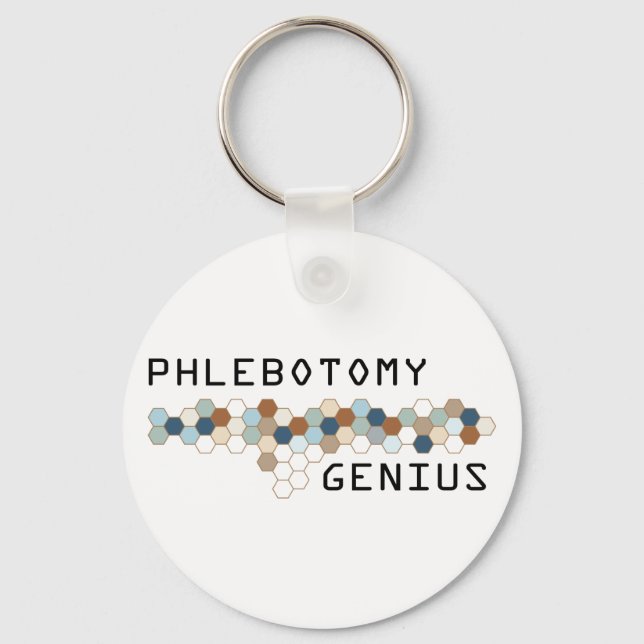 Phlebotomy Genius Key Ring (Front)