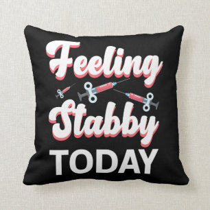 Phlebotomy Humour Syringe Draw Blood Venipuncture Cushion